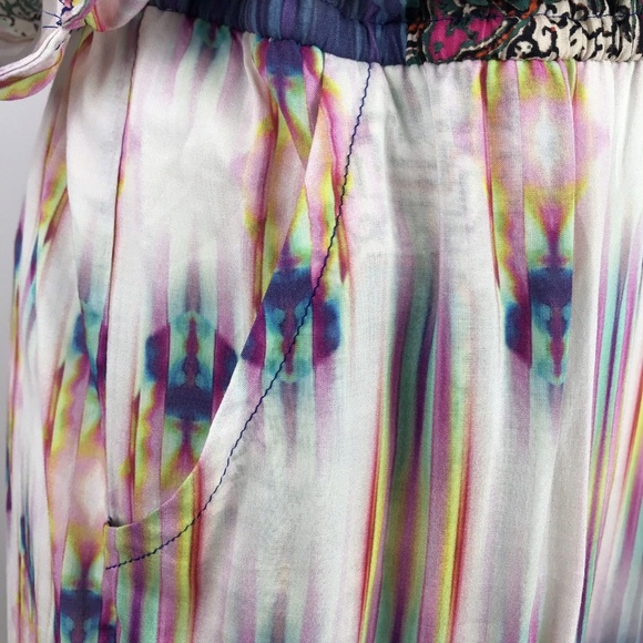 Plenty Tracy Reese Dress Pink Multicolor Paisley - Picture 4 of 8